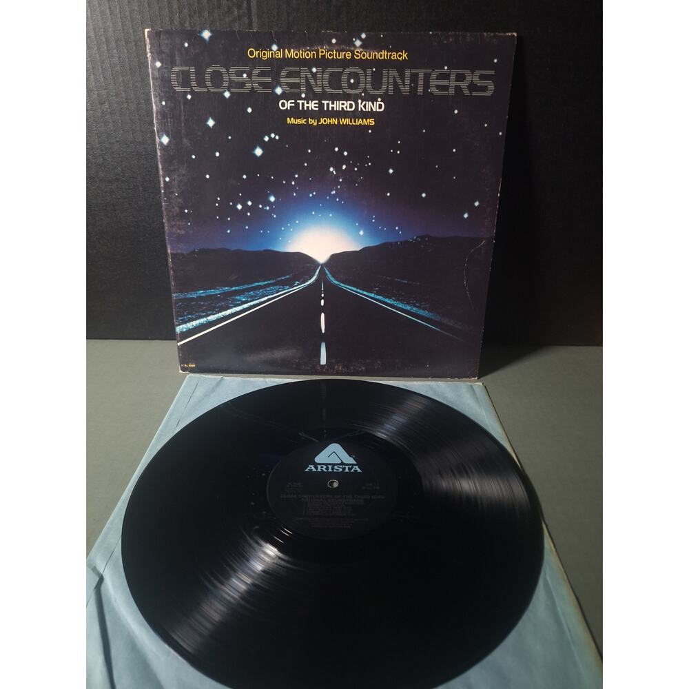 Close Encounters of the Third Kind Soundtrack Vinyl LP 1977 Arista AL 9500
